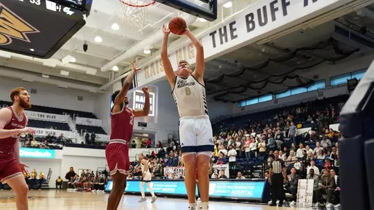 Chase Paar with a layup vs. St. Joe's