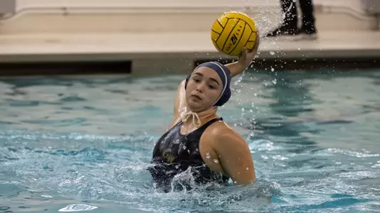 Juliette Belanger winds up to throw