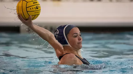 Hannah Hathaway looks to make a pass.
