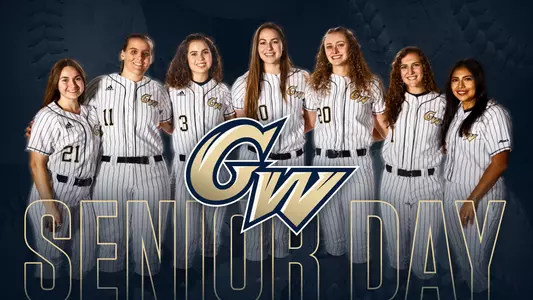 GRAPHIC: GW Softball Senior Day