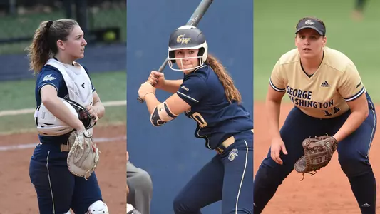 Jessica Linquist, Jenna Cone and Elena Shelepak have earned CoSIDA Academic All-District honors.