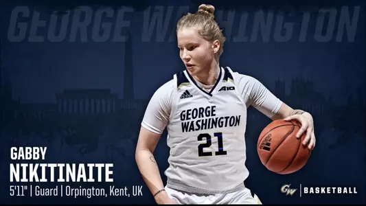 Gabby Nikitinaite transferred to GW from NIU