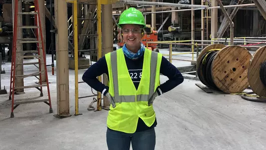 Courtney Sicinski is spending the summer as an operations intern at Covanta Fairfax.