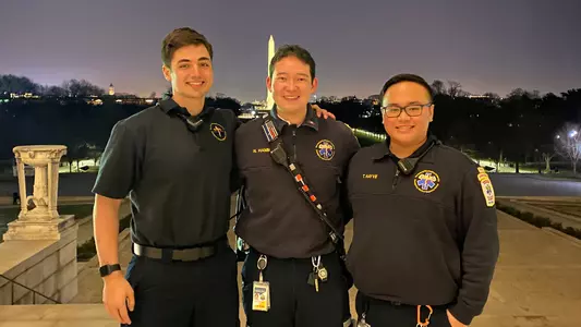 Summer Spotlight: Nicholas Polydefkis is continuing to work this summer as an EMT