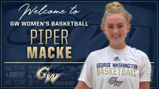 Welcome to GW Women's Basketball Piper Macke