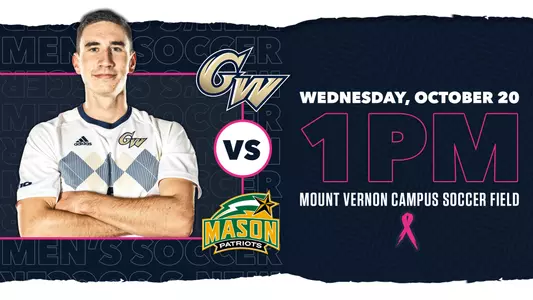 GRAPHIC: GW men's soccer vs. George Mason, Oct. 20