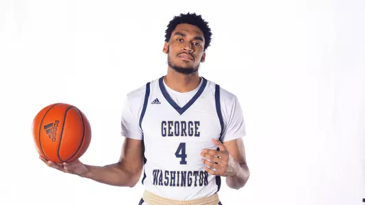 Ricky Lindo is entering his second season with GW men's basketball.