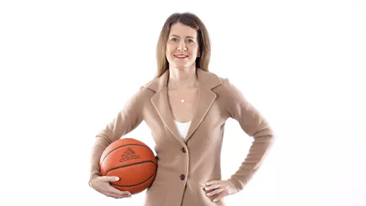 Caroline McCombs enters her first season leading GW women's basketball.