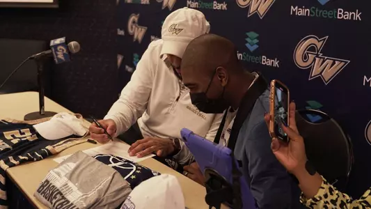 Elijah Clinton of Team Impact signs NLI with MBB