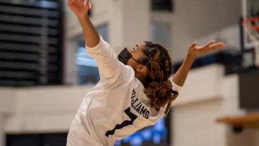 Melody Williams serves