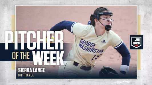 GRAPHIC: A-10 Pitcher of the Week: Sierra Lange