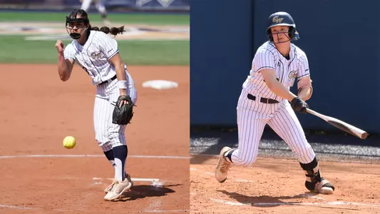 Sierra Lange (Pitcher of the Week) and Alexa Williams (Rookie of the Week) were honored by the A-10 on Tuesday.