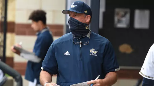 Gregg Ritchie checks his lineup card in the dugout
