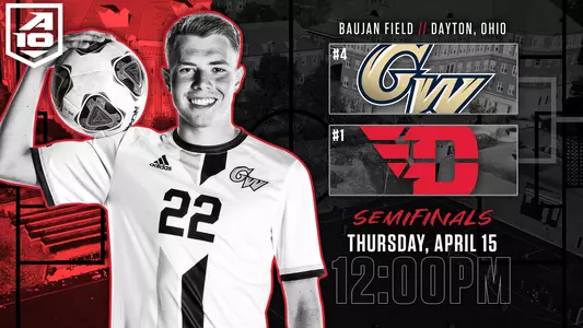 GRAPHIC: GW Men's Soccer at 2021 A-10 Championship