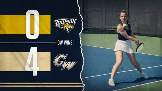 Women's tennis tops Towson, 4-0