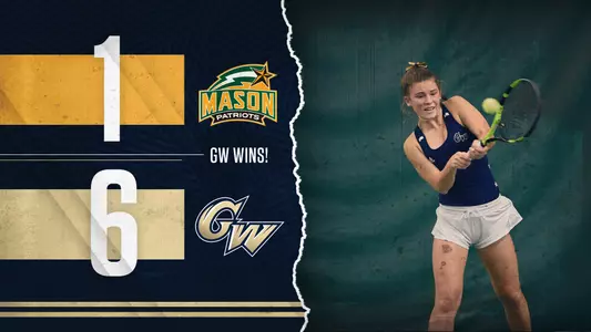 Women's tennis final score at George Mason