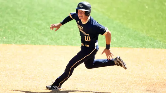 Steve DiTomaso runs the bases