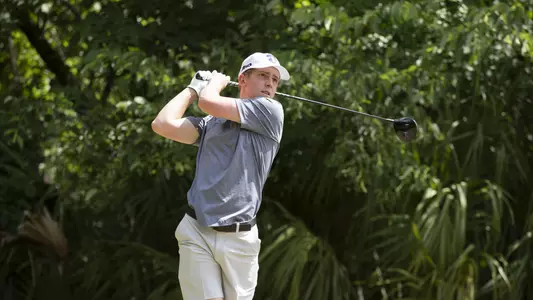 Ty Sullivan swings off of the tee box