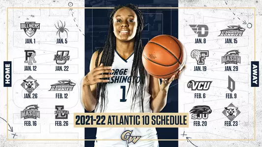 Women's Basketball 2021-22 A-10 Schedule Release