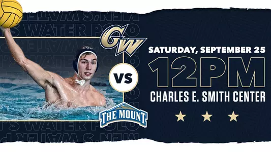 GRAPHIC: GW Men's Water Polo vs. Mount St. Mary's, Sept. 25, 12 p.m.