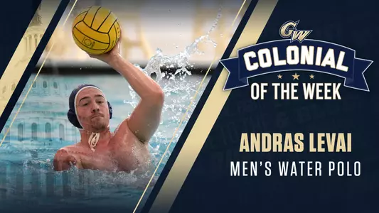 Andras Levai makes a pass vs. Mount St. Mary's.