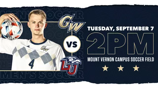 GRAPHIC: GW men's soccer vs. Liberty, Sept. 7, 2021