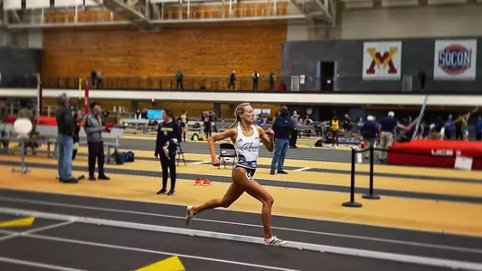 Brittany Wilkinson breaks a school record in the 400m at the Keydet invitational