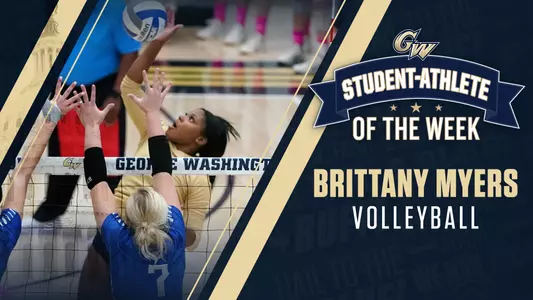 Student-Athlete of the Week: Brittany Myers, Volleyball