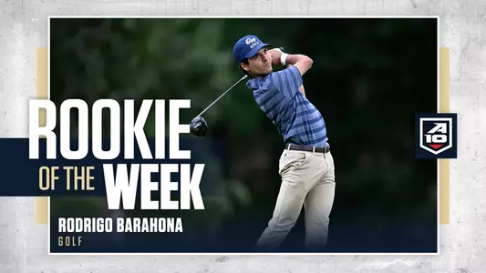 Rodrigo Barahona named Atlantic 10 Rookie Golfer of the Week