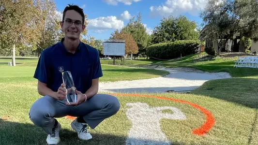 Jakub Hrinda finishes first at Visit Stockton Invitational