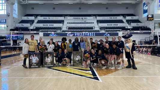 GW volleyball senior day