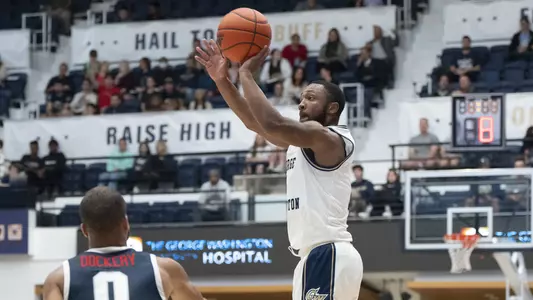 EJ Clark takes a 3-pointer