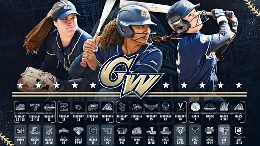 2023 softball schedule graphic