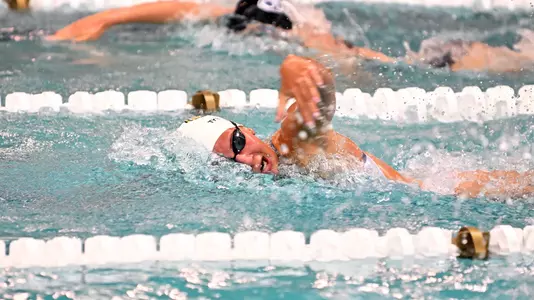 Women's swimming and diving during October home meet