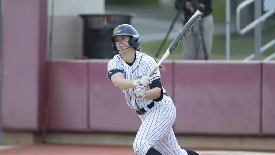 Alexa Williams takes a swing.