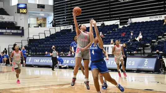 Sheslanie Laureano puts up a shot against Saint Louis