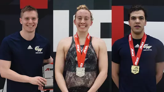 Marek Osina, Marlee Rickert and Durde Matic will compete this weekend at the Bulldog Invitational Last Chance Meet.