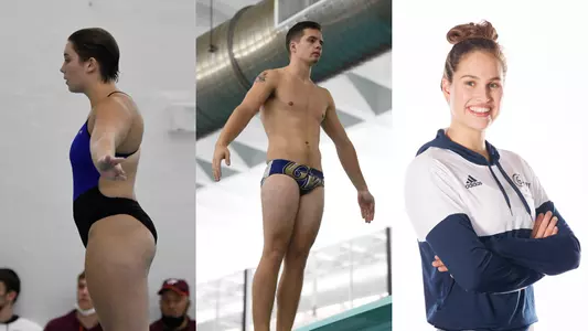 Jamie Doak, Spencer Bystrom and Barbara Schaal were honored with A-10 weekly awards on Tuesday.