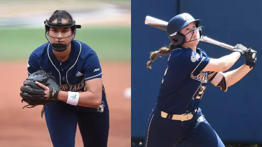 Sierra Lange & Alexa Williams have earned A-10 weekly awards.