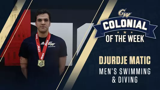 GRAPHIC: Djurdje Matic, Colonial of the Week