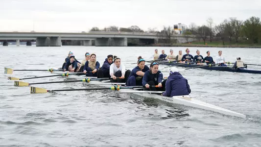 Women's Rowing competes on the Potomac
