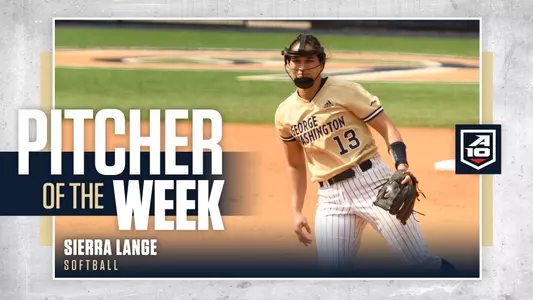 GRAPHIC: A-10 Pitcher of the Week: Sierra Lange