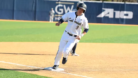 Ty Acker runs the bases against Georgetown