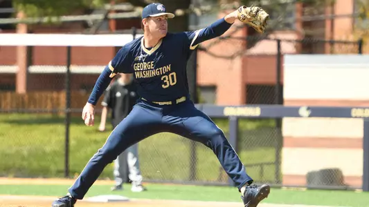 Connor Harris on the mound in 2022