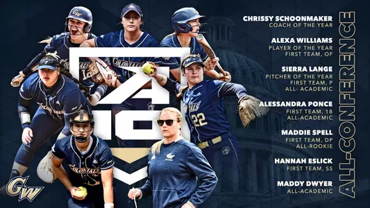 GRAPHIC: 2022 A-10 All-Conference Softball Honorees