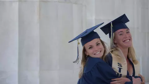 Margaret Coogan & Kathryn Nohilly look back on their time in Buff & Blue.