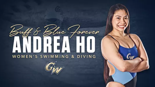 GRAPHIC: Buff & Blue Forever: Andrea Ho, Women's Swimming & Diving