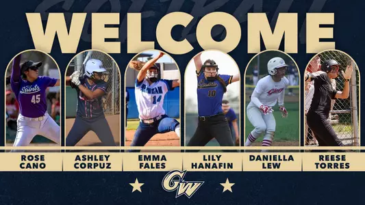 GRAPHIC: GW Softball Recruiting Class of 2022