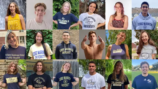 GW swimming & diving recruiting class of 2022