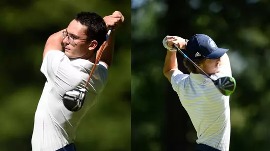 Jakub Hrinda and Hugo RIboud All-America Scholars